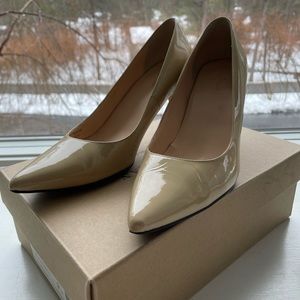 Cole Haan Sculpted Patent Leather Nike Air Juliana Pumps